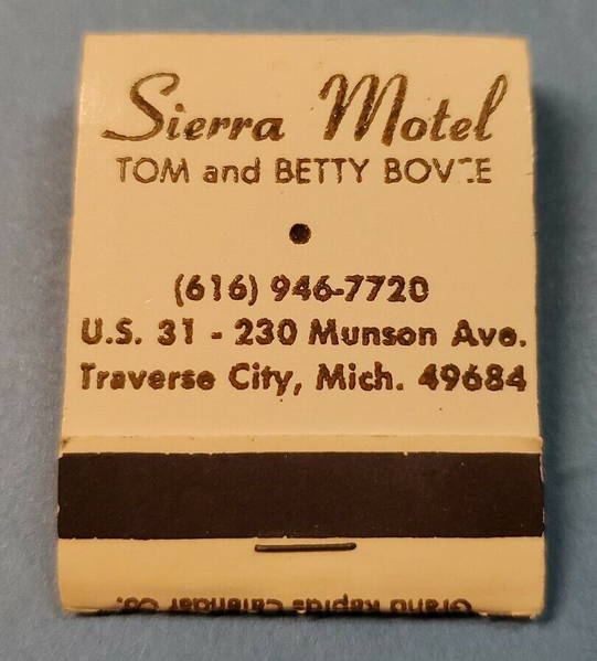 Sierra Motel - Matchbook (newer photo)